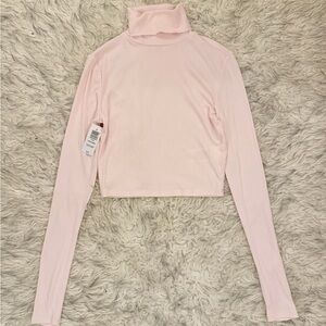 Sunday Best ‘Freshman’ Waist Turtleneck - Frost Rose